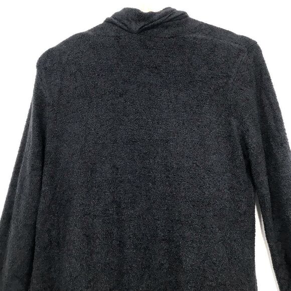 Barefoot Dreams Black Bamboo Chic Lite Cozy Ultra Soft Knit Cardigan Sweater - Picture 10 of 14